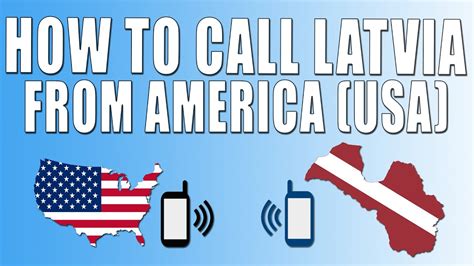 How to call Latvia from the USA & Canada: .